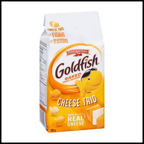 Pepperidge Farms Cheese Trio Goldfish Crackers 200g