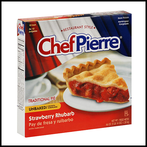 Chef Pierre Strawberry Rhubarb Pie 10"