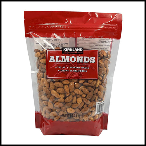 (COSTCO BULK) Kirkland Whole Almonds 1.36kg