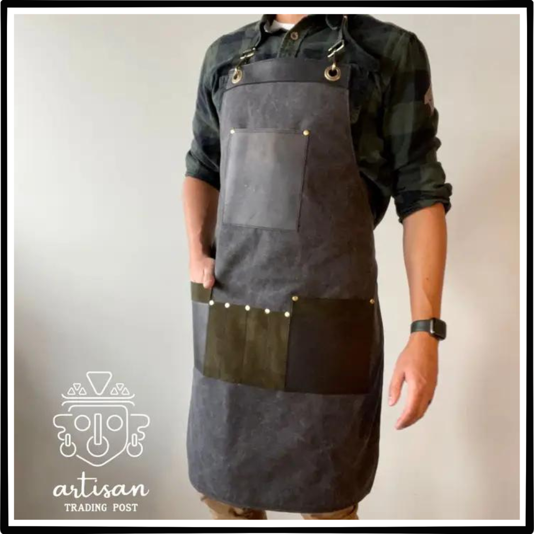 Artisan Apron - Khaki Canvas