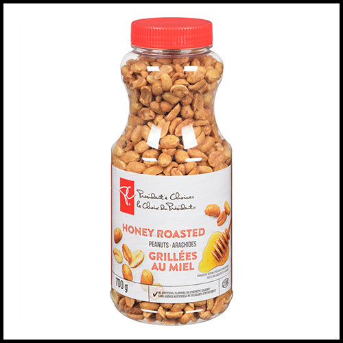 Presidents Choice Honey Roasted Peanuts 700g