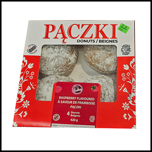 Paczki Donuts Raspberry Filled 4pk