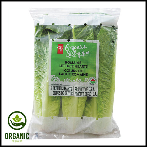 Lettuce Romaine Hearts (organic) 3pk