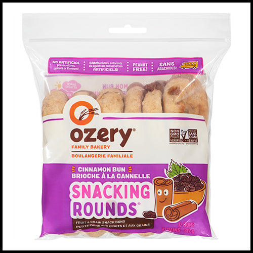 Ozery Snacking Rounds Cinnamon Raisin 12pk