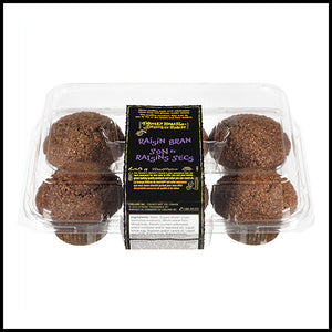 Farmers Market Muffins Raisin Bran 6pk