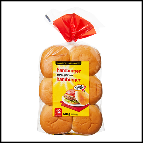 No Name Hamburger Buns 12ct