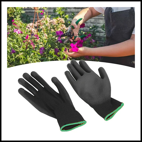 Garden Black Gloves