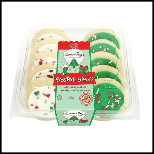 **LIMITED TIME** Kimberly's Bakeshoppe Cookies Frosted Sugar Holiday 10ct