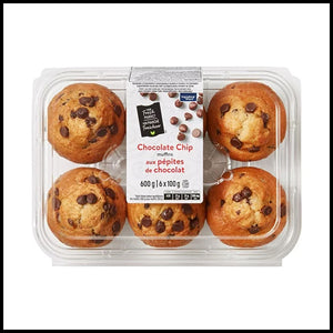 Farmers Market Muffins Chocolate Chip 6pk