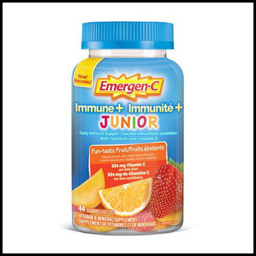 Emergen-C Immune+ Junior Gummies Fun-tastic Fruit 44ct