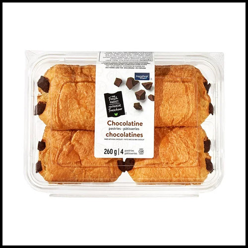 Farmers Market Croissants Chocolatine 4ct