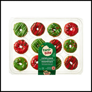 **LIMITED TIME** Two-Bite Donuts Holiday 12pk