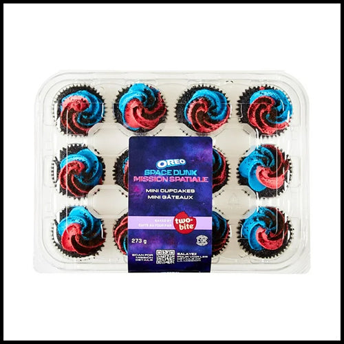 Two-Bite Mini Cupcakes Space Dunk Oreo 12pk