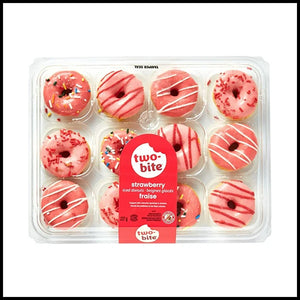 Two-Bite Donuts Strawberry 12pk