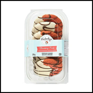 Kimberly's Bakeshoppe Cookies Drizzled Strawberry 255g