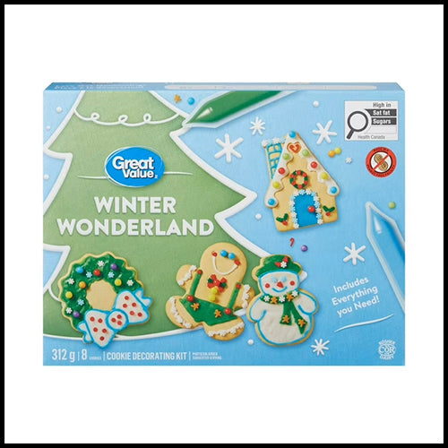 **LIMITED TIME** Great Value Cookie Decorating Kit Winter Wonderland