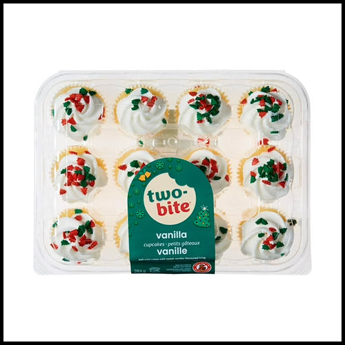 **LIMITED TIME** Two-Bite Mini Cupcakes Holiday 12pk