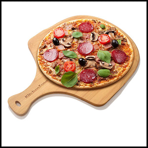 Kitchenzone Bamboo Pizza Peel Board