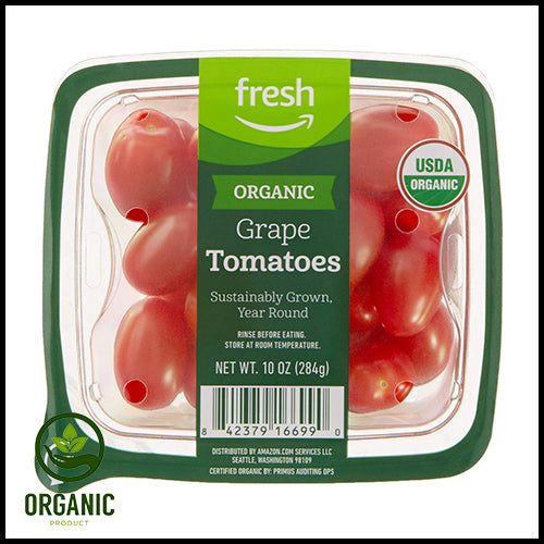 Tomatoes Grape (organic) 10oz