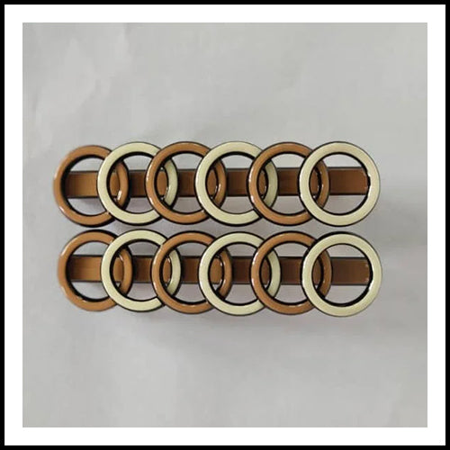 Tan Circles Clips