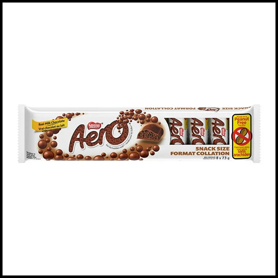 Aero Snack Size Chocolate Bars 8pk