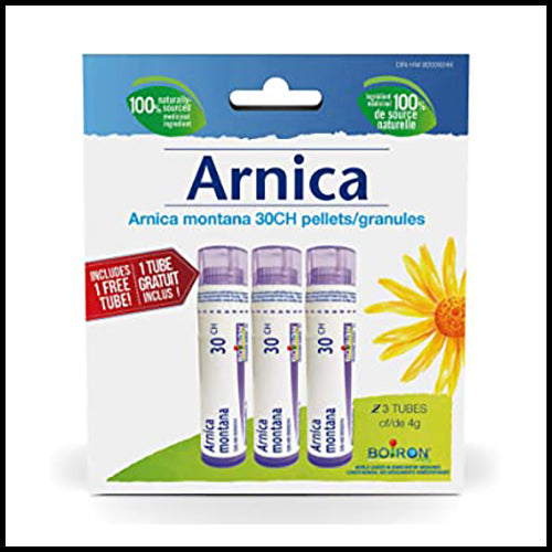 Boiron Arnica Montana 30CH Tablets 3 Tubes of 4g