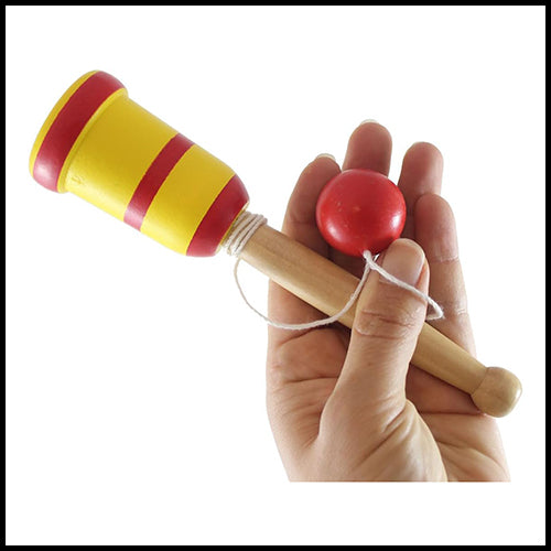 Ball and Cup Catch Wood Game Wooden Yo Yo Toy Yoyo