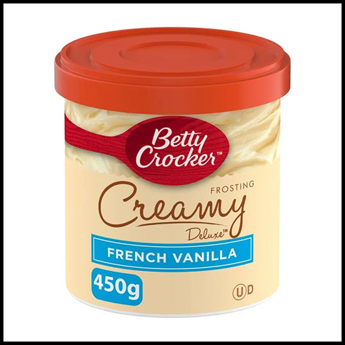 Betty Crocker Creamy Deluxe French Vanilla Frosting 450g