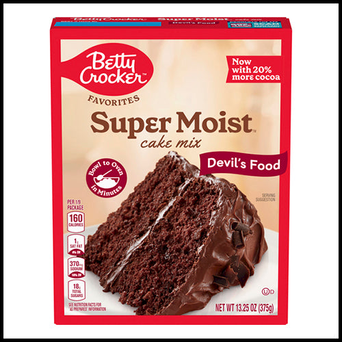 Betty Crocker Devil's Food Cake Mix 375g