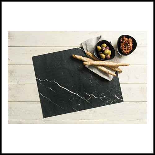 Black Marble Grease Paper 10pk