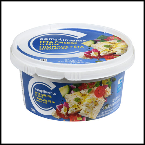 Compliments Feta Cheese in Brine 200g