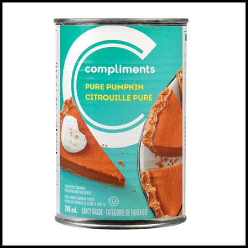 Compliments Pure Pumpkin 398ml