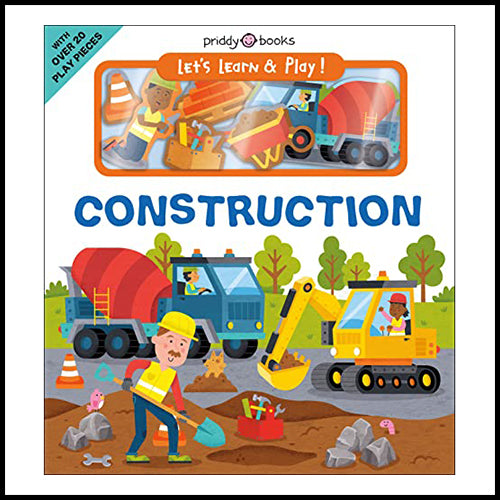 Priddy Book - Let's Learn & Play - Construction (Boardbook)