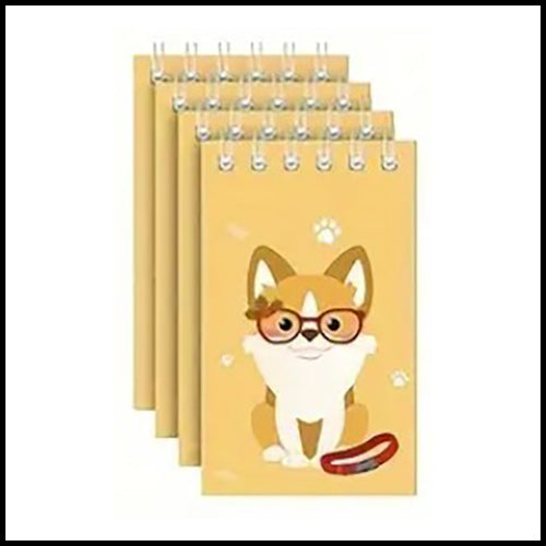 Corgi Spiral Note Pad