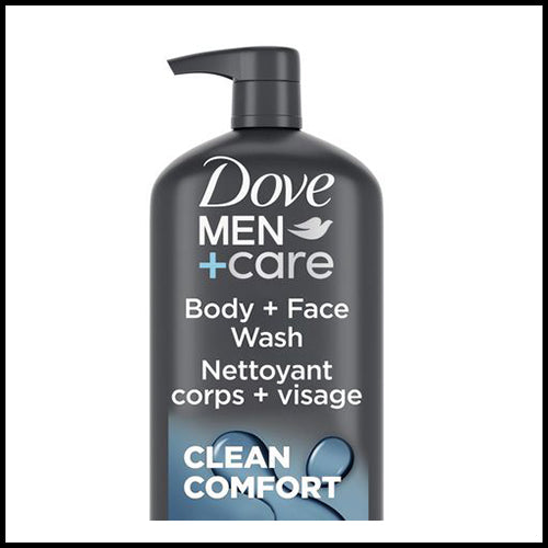 Dove Clean Comfort Men + Care Face & Body Wash 950ml