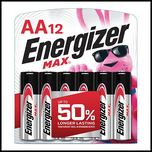 Energizer Max AA Batteries 12ct