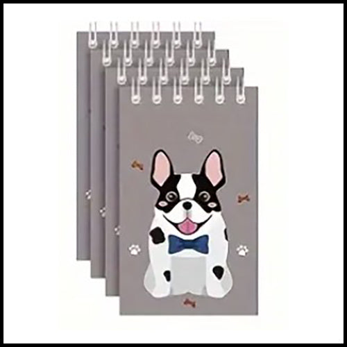 French Bull Dog Spiral Note Pad