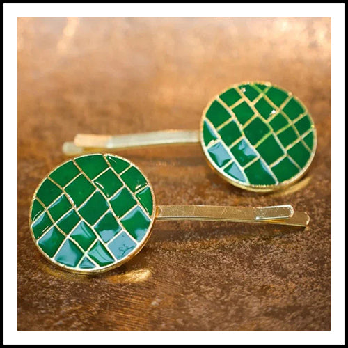 Ruby Willow Emerald Clips