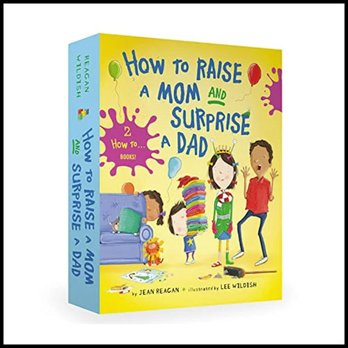 How to Raise A Mom AND Surprise A Dad Set (Boardbooks)