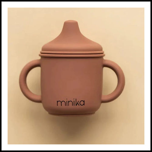 MINIKA Sippy Cup with Lid - Cacao