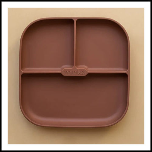 MINIKA Silicone Section Plate - Cacao