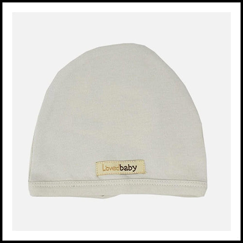 L'Ovedbaby Cute Cap  - Stone - 0-3mths