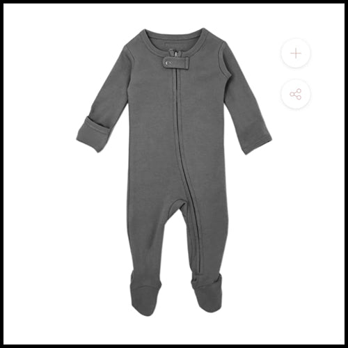 L'Ovedbaby Organic Grey Sleeper - 6-9mths