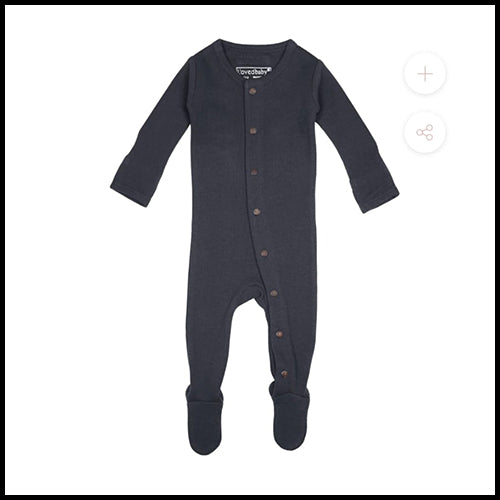 L'Ovedbaby Thermal Sleeper - Coal - 0-3mths