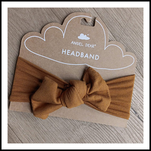 Bow Headband - Burnt Orange - 12mths