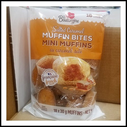 La Boulangere Salted Carmel Muffin Bites 18x30g (PREORDER)