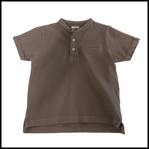 Boys Grey Polo - 3-4Y