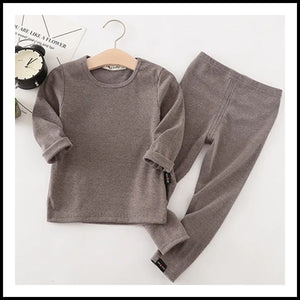 2pc Plain Ribbed Pajamas