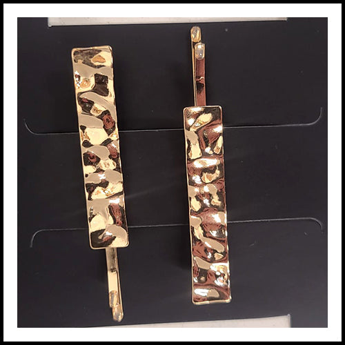 Gold Rectangle Clips