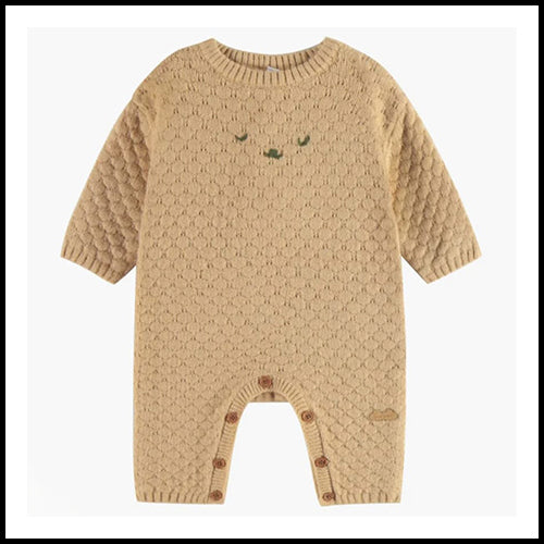 Souris Mini 1pc Caramel Knit Outfit - 3-6mths